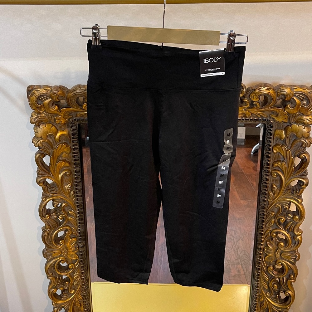 IBODY Active Core Capris Tight Core Black Legging Ladies Size M